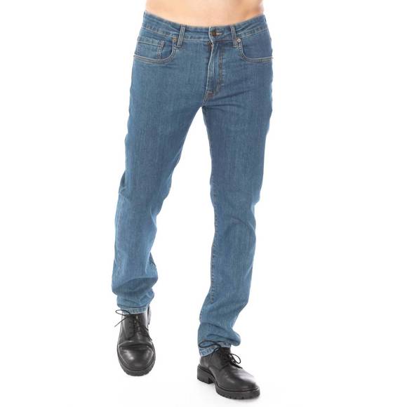 NEW HAWKS BAY straight leg jeans in medium blue - Picture 1 of 2